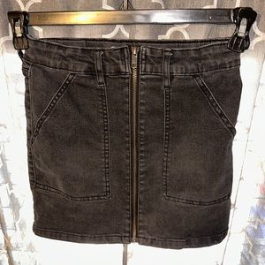 Girls Black Jean Skirt size 10-12